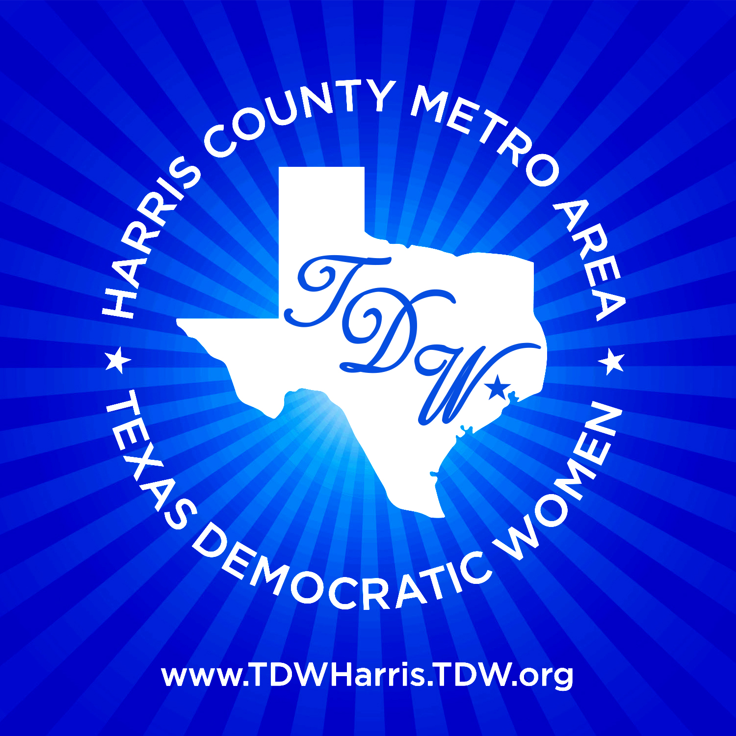 Texas Democratic Women of Harris County Metro logo